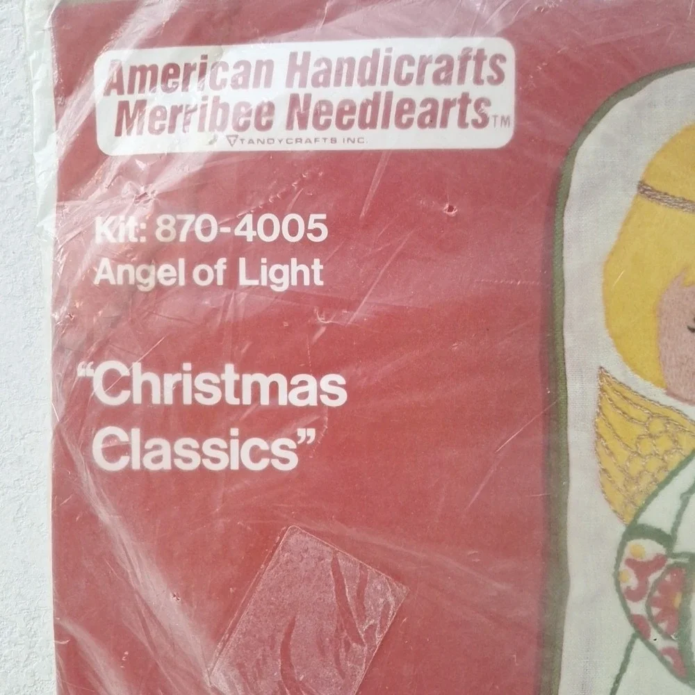 Vtg Christmas Merribee Angel of Light Embroidery Kit 16